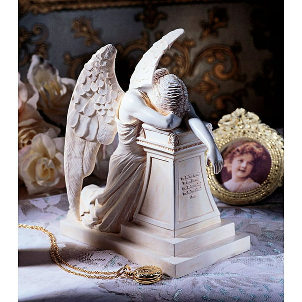 Medium Design Toscano Remembrance and Redemption Angel Sculpture